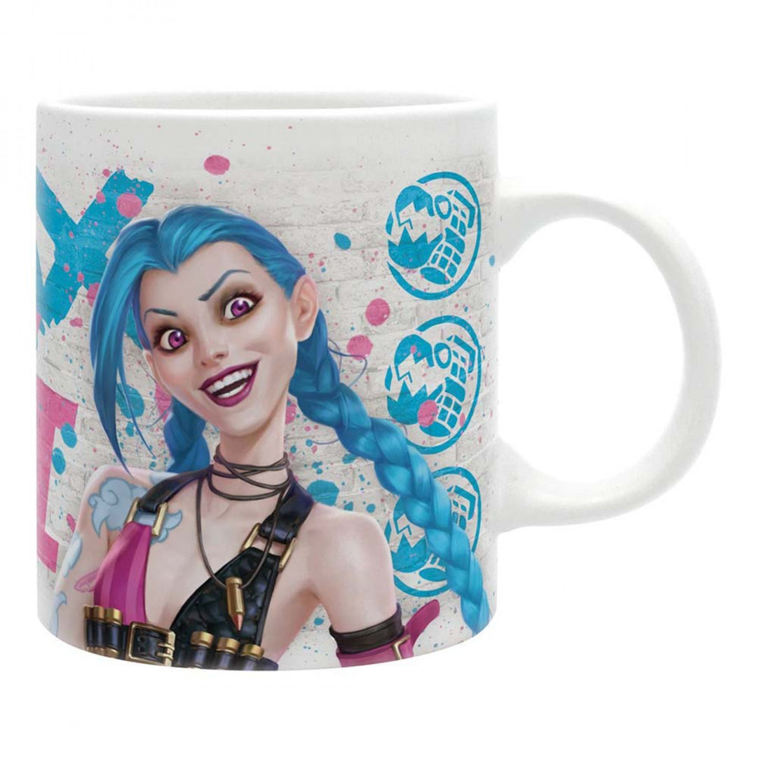 League of Legends Vi vs. Jinx 11oz. Ceramic Mug Image 1