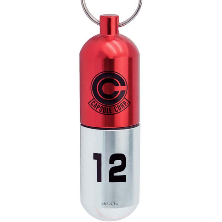 Dragon Ball Z Red Capsule Corp. Replica Keychain Image 6