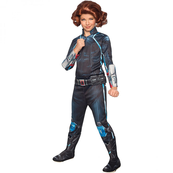 Marvel Comics Avengers Ultimate Black Widow Girls Costume Image 1