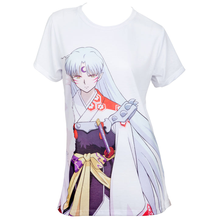 Inuyasha Sesshomaru Character Juniors T-Shirt Image 2