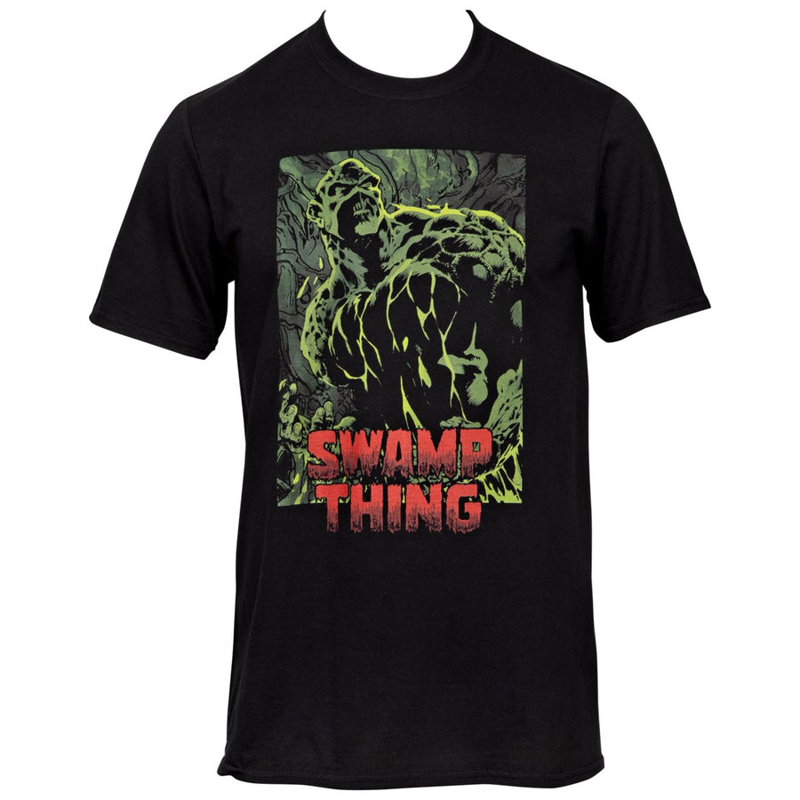 DC Comics Classic Swamp Thing Character Profile T-Shirt Image 1