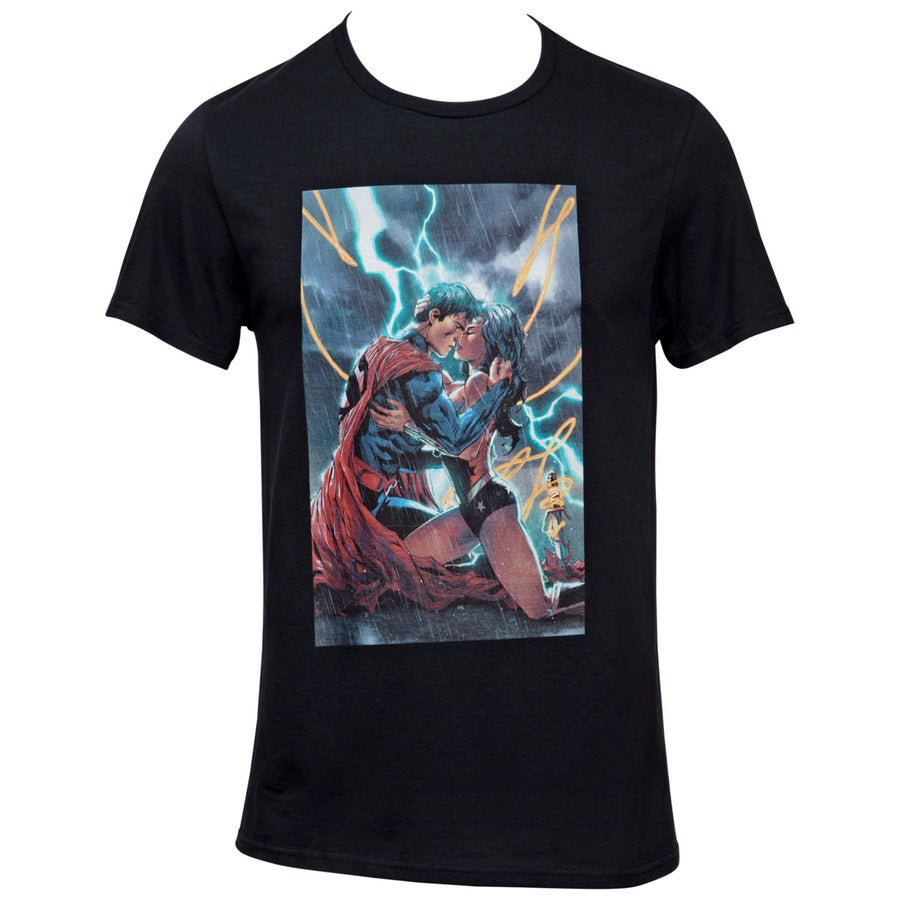 DC Comics Superman and Wonder Woman Vol 14 52! Comic Cover T-Shirt Image 1