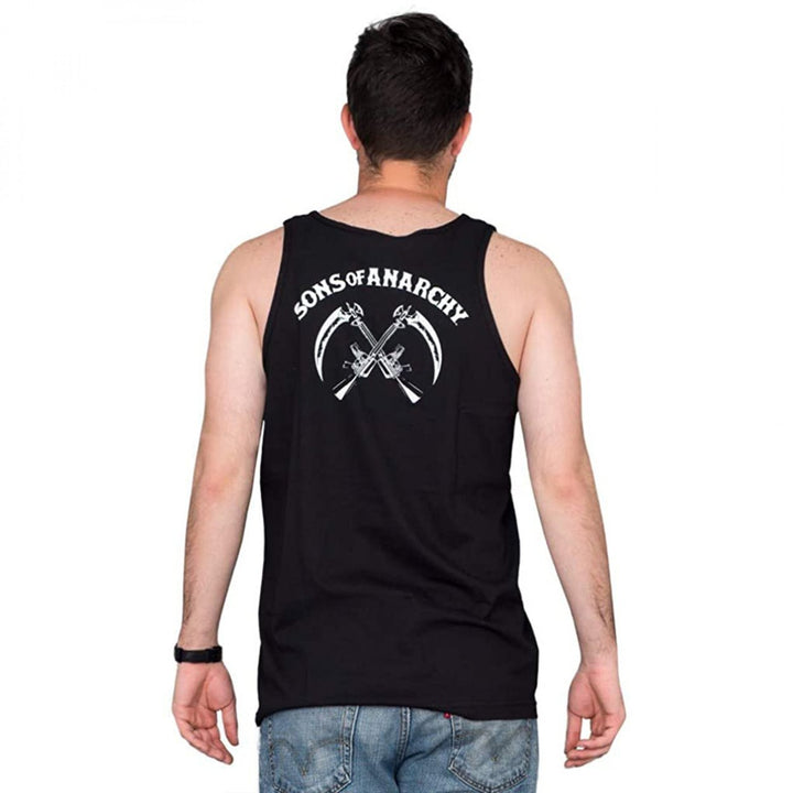 Sons Of Anarchy SAMCRO Front And Back Print Tank Top Image 3