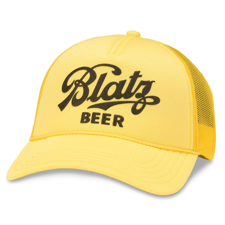 Blatz Beer Logo Foamy Valin Snapback Hat Image 1