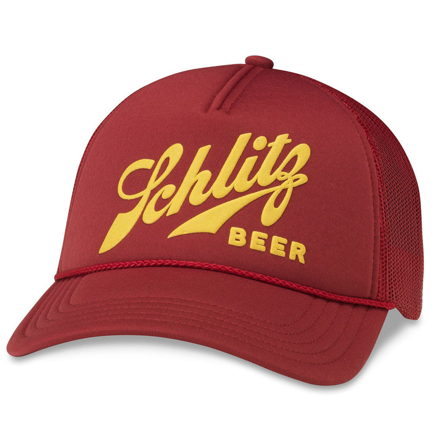Schlitz Beer Foamy Valin Snapback Hat Image 1