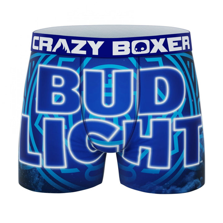 Crazy Boxer Bud Light Large Logo Mens Boxer Briefs Image 1