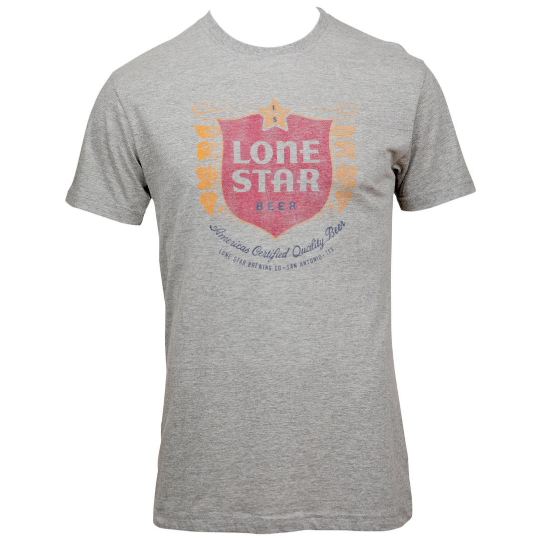 Lone Star Beer Vintage Fade Logo T-Shirt Image 1