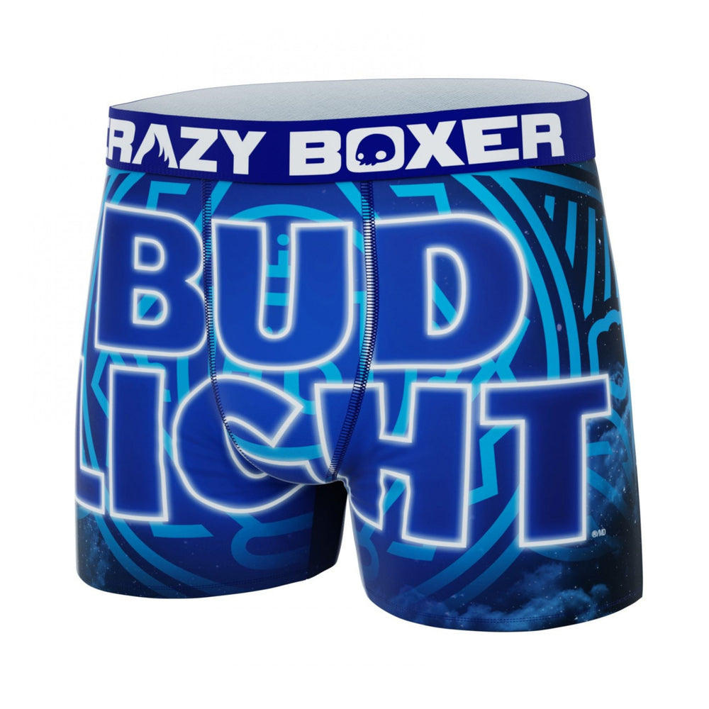 Crazy Boxer Bud Light Large Logo Mens Boxer Briefs Image 2