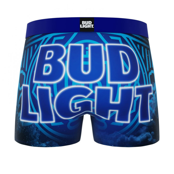 Crazy Boxer Bud Light Large Logo Mens Boxer Briefs Image 3