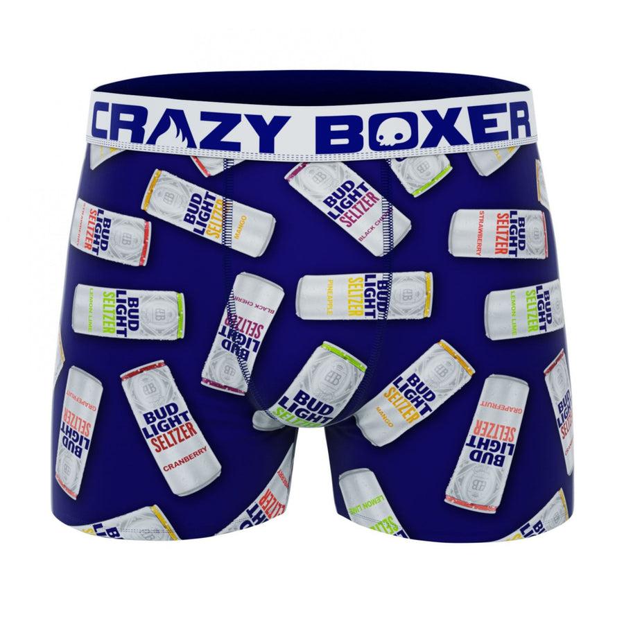Crazy Boxer Bud Light Seltzer All Cans Print Mens Boxer Briefs Image 1