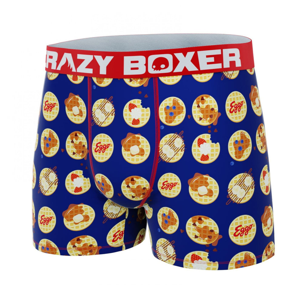 Crazy Boxer Kelloggs Eggo Waffle Logo and Waffles Print Mens Boxer Briefs Image 2