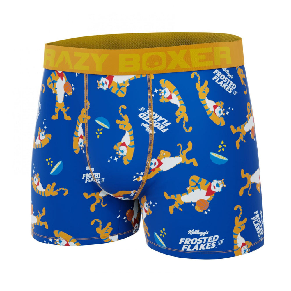 Crazy Boxer Kelloggs Frosted Flakes Logo and Tony the Tiger Mens Boxer Briefs Image 2