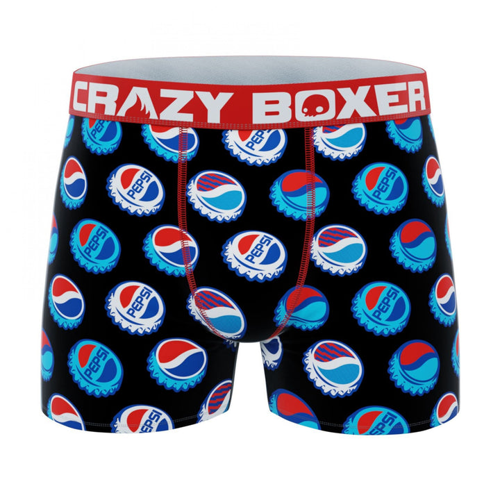 Crazy Boxer Pepsi Cola Logo Bottle Caps All Over Print Mens Boxer Briefs Image 1