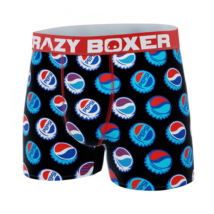 Crazy Boxer Pepsi Cola Logo Bottle Caps All Over Print Mens Boxer Briefs Image 2
