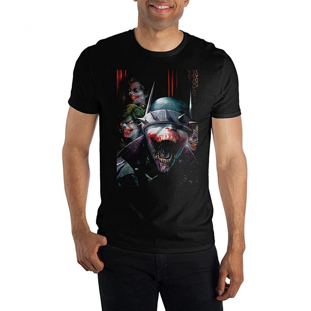 DC Comics The Batman Who Laughs with Jokers T-Shirt Image 1