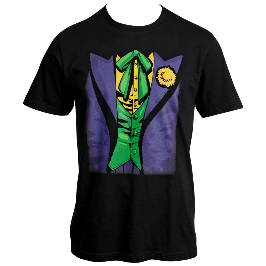 DC Comics Batman The Joker Costume Design T-Shirt Image 1