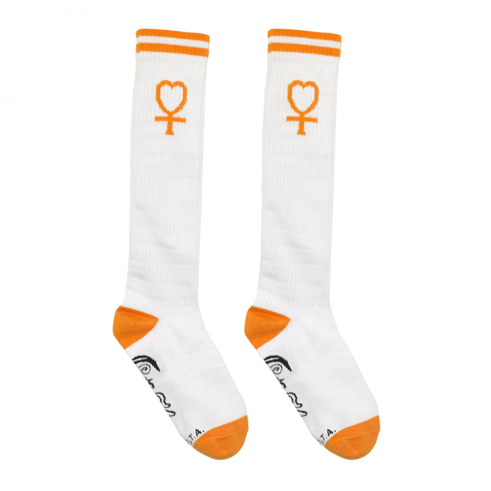 Sailor Moon Sailor Venus Athletic Knee High Socks Image 2