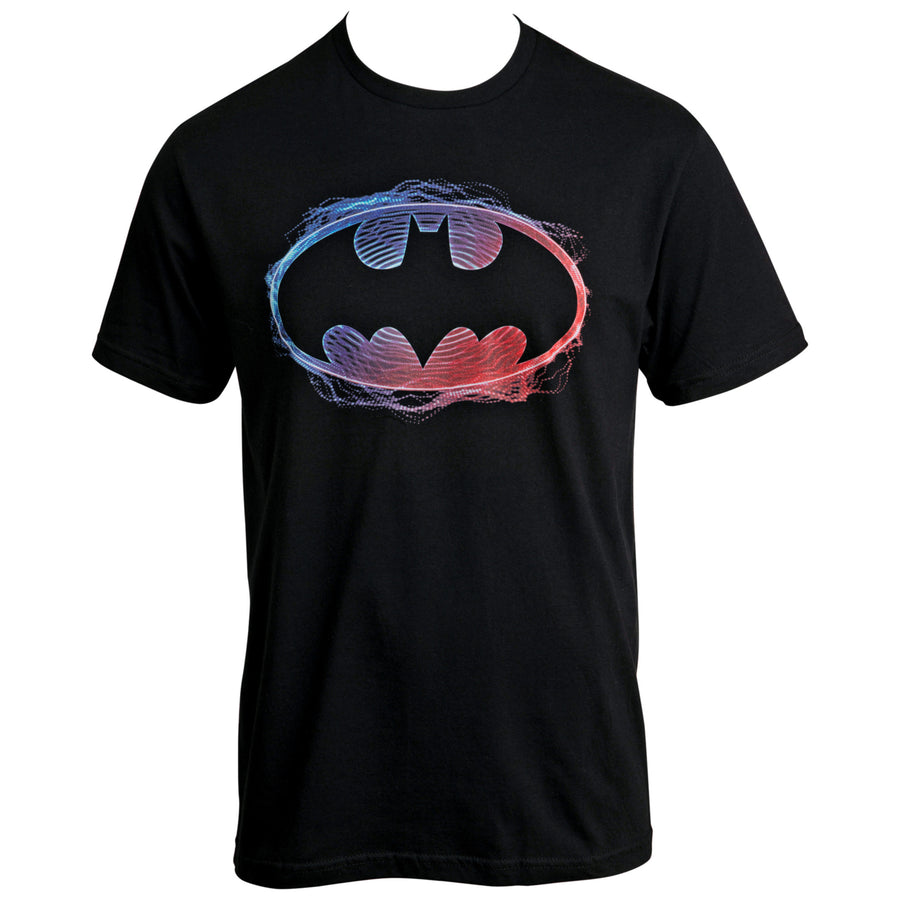 DC Comics Batman Neon Classic Bat Symbol T-Shirt Image 1