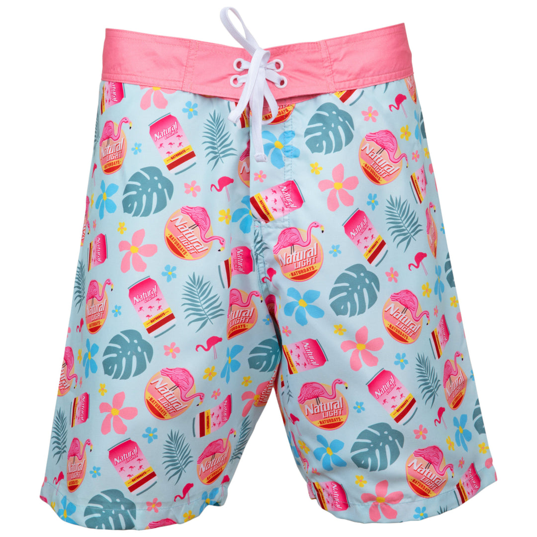 Natural Light Naturdays Floral All Over Print Board Shorts Image 3