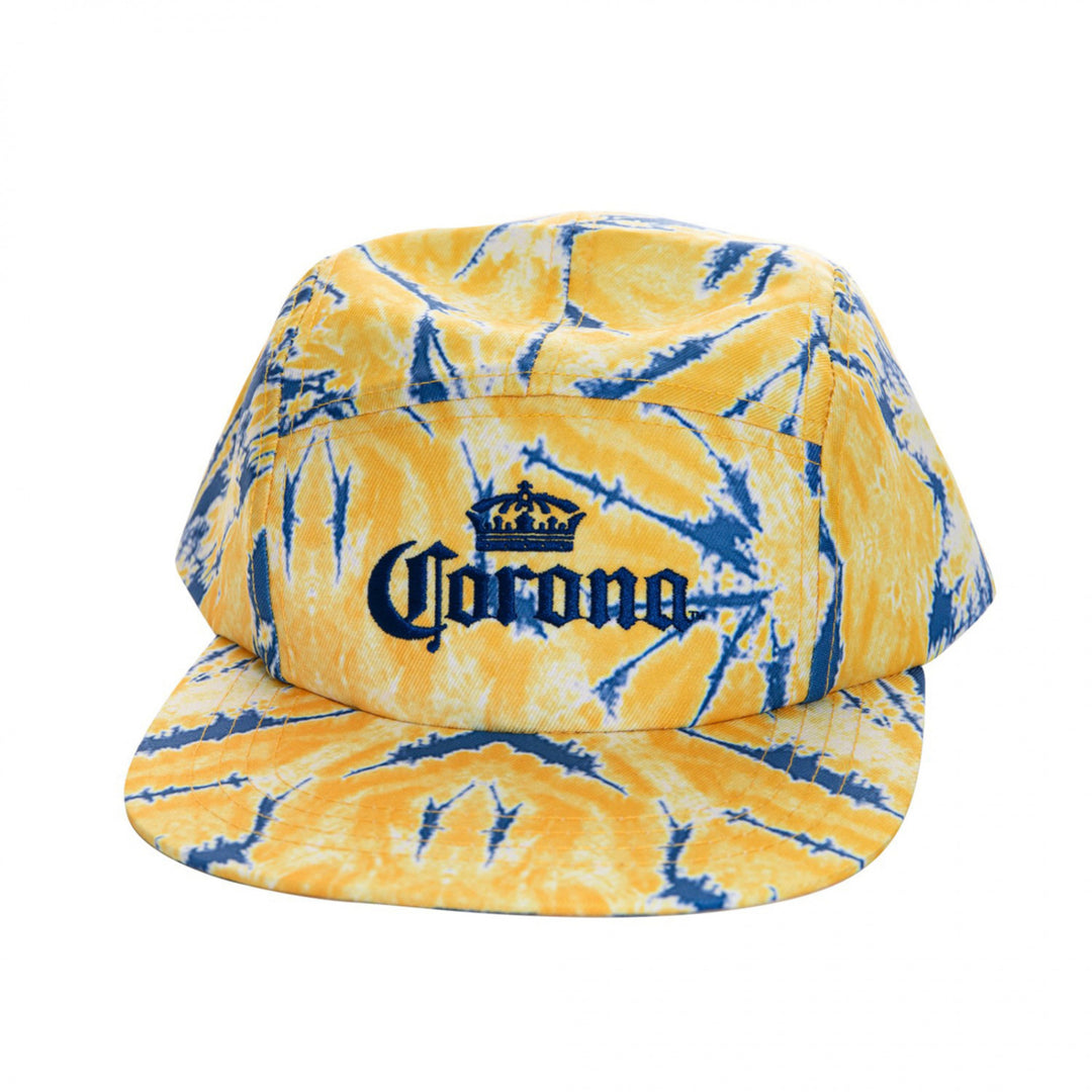 Corona Extra Crown Logo Tie Dye Camper Hat Image 1