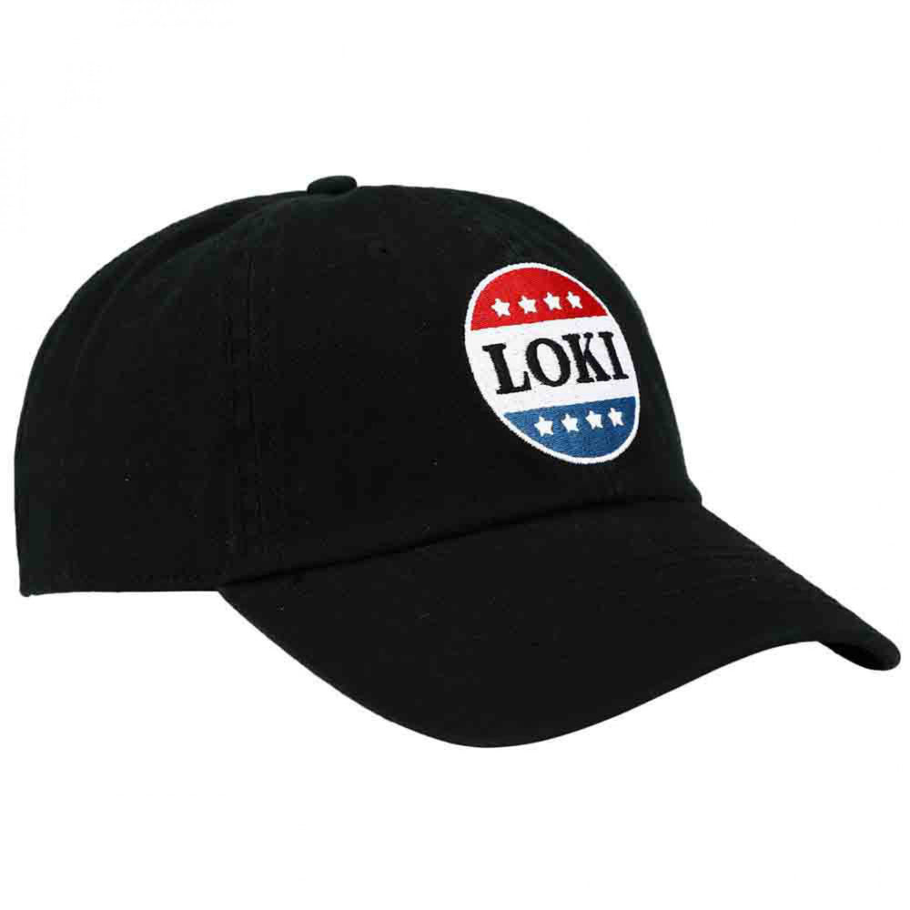 Marvel Studios Loki Series Political Campaign Button Embroidered Hat Image 2