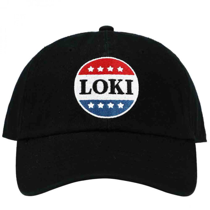 Marvel Studios Loki Series Political Campaign Button Embroidered Hat Image 3