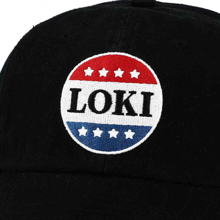 Marvel Studios Loki Series Political Campaign Button Embroidered Hat Image 4