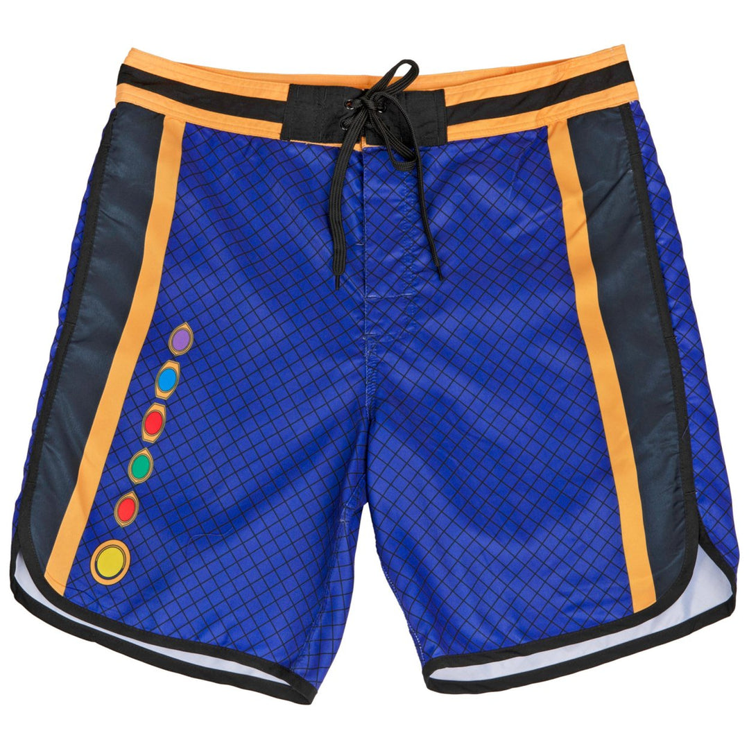 Avengers Thanos Infinity Stones Gauntlet Board Shorts Image 1