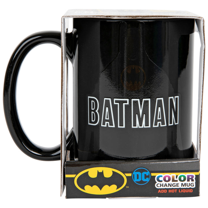 DC Comics Batman Classic Bat Symbol Color Change Mug Image 2