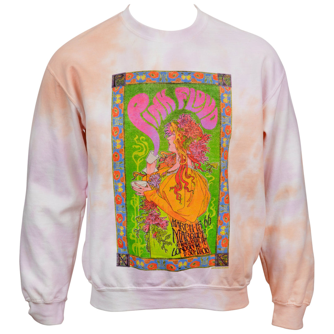 Pink Floyd Vintage Poster Crew Neck Sweatshirt Image 1