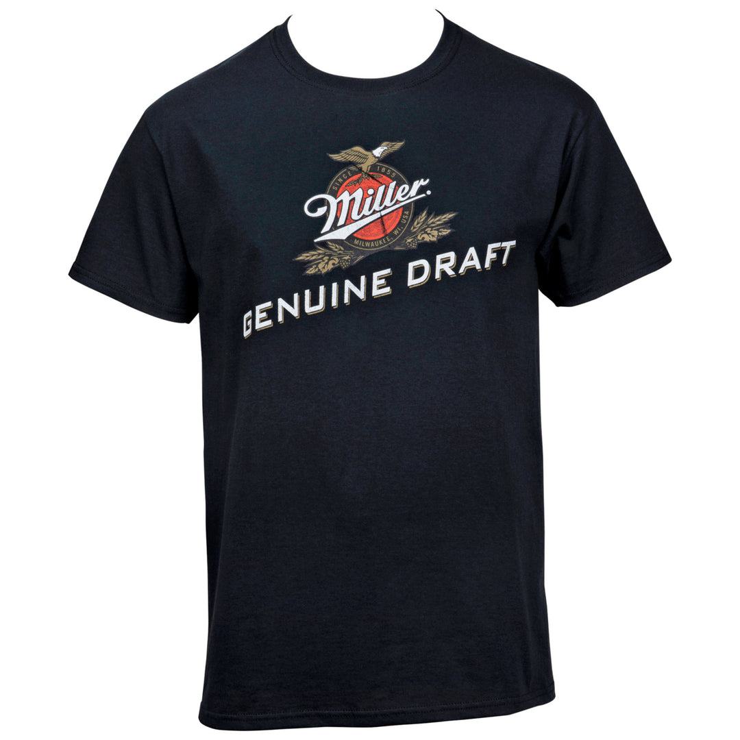 Miller Genuine Draft Beer Logo T-Shirt Image 1