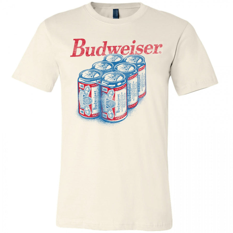 Budweiser Hand-Drawn Six Pack T-Shirt Image 1