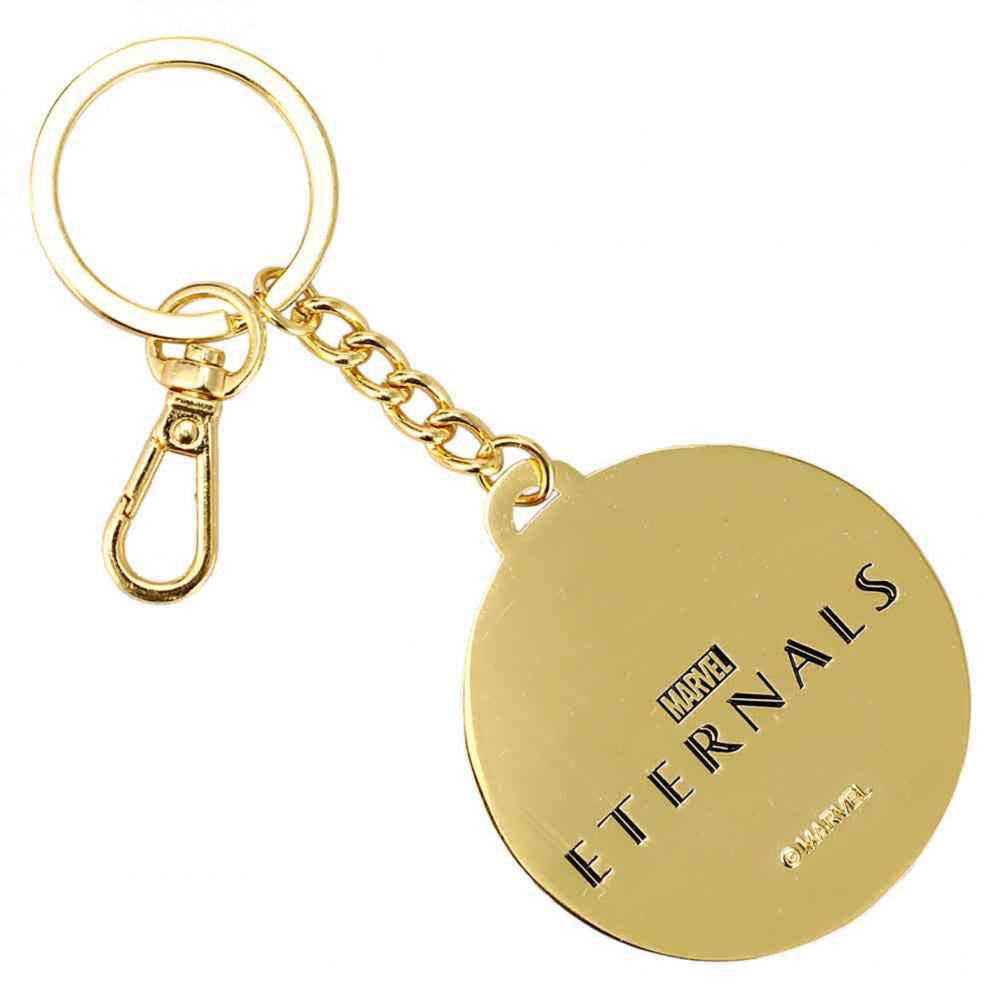 Marvel The Eternals Galactic Gold Metal Keychain Image 2