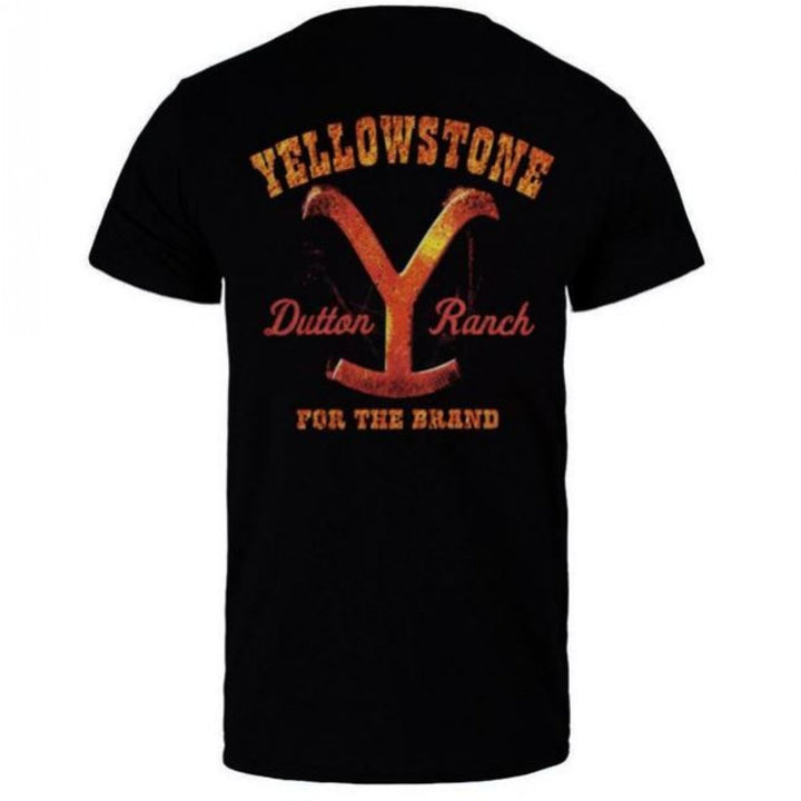 Yellowstone Dutton Ranch Sunburst Logo T-Shirt Image 3