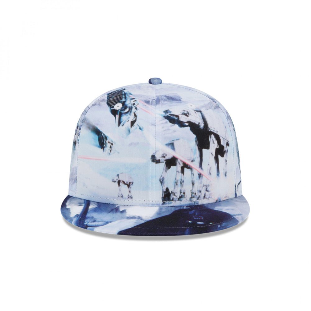 Star Wars Empire Strikes Back Hoth Battle Era 59Fifty Fitted Hat Image 2