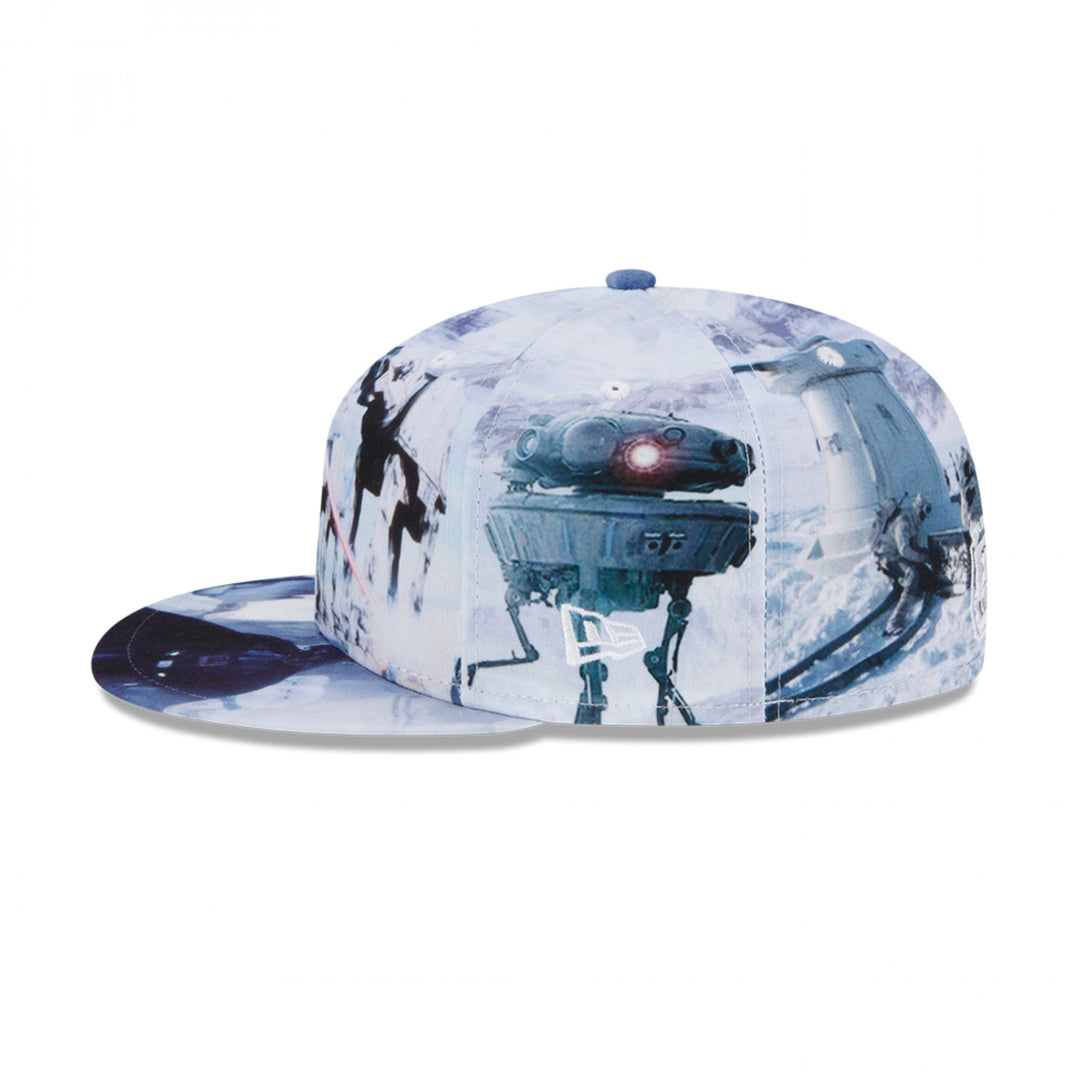 Star Wars Empire Strikes Back Hoth Battle  Era 59Fifty Fitted Hat Image 4