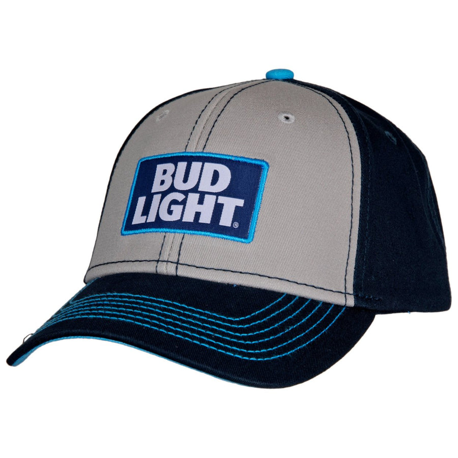 Bud Light Two Tone Snapback Hat Image 1