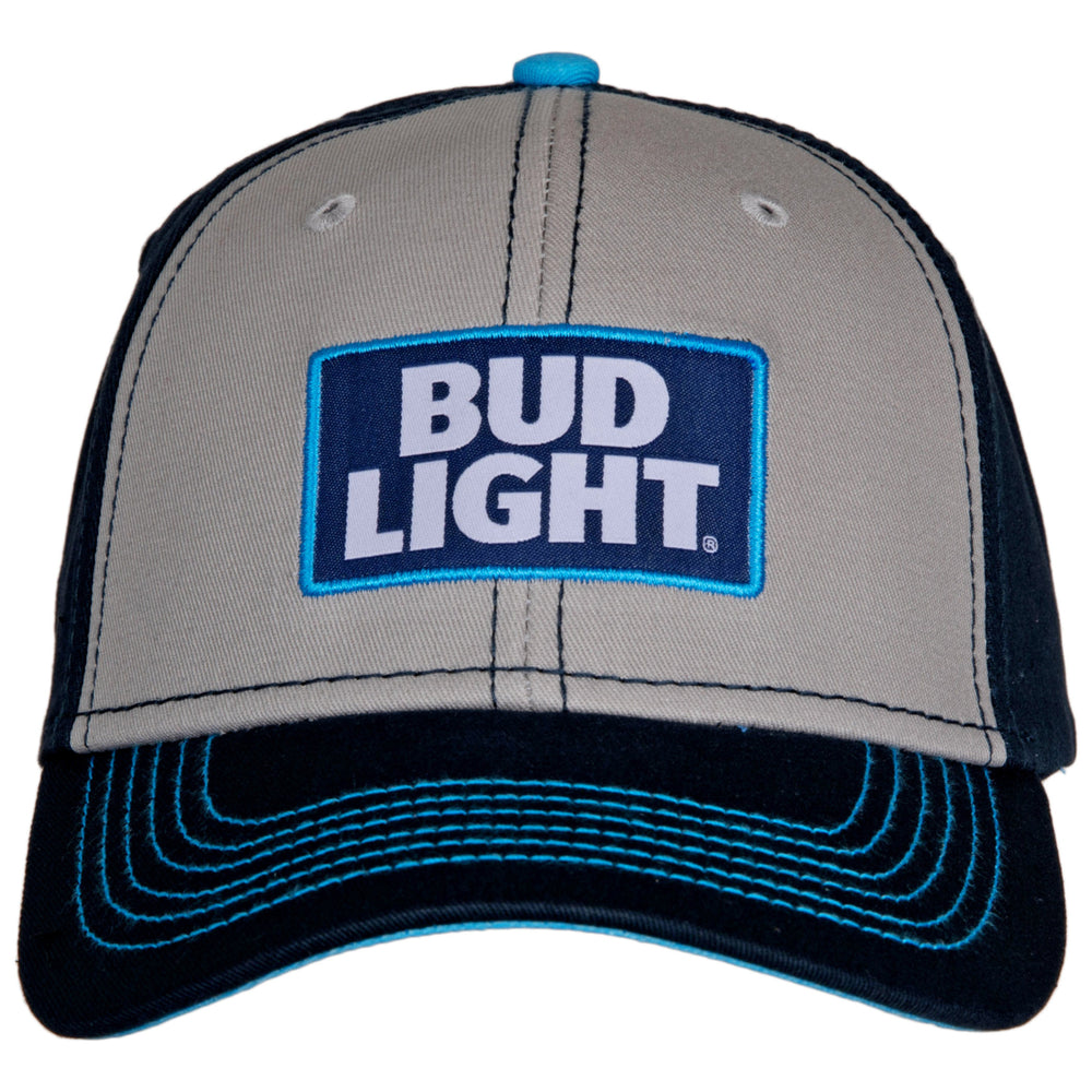 Bud Light Two Tone Snapback Hat Image 2