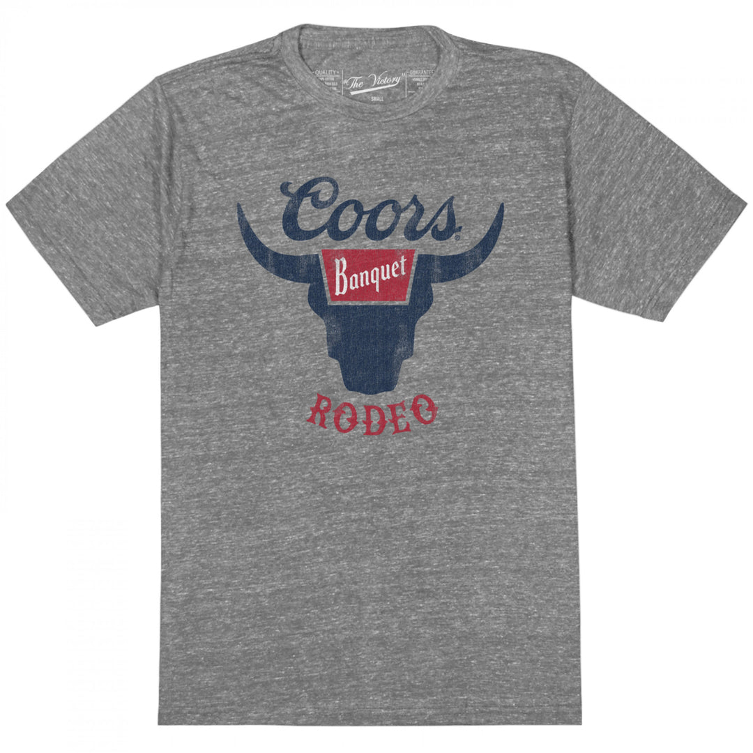 Coors Banquet Rodeo Beer Classic Throwback Style T-Shirt Image 1