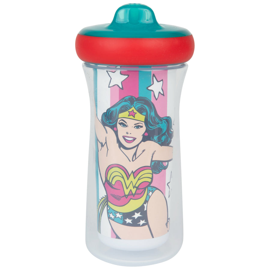 DC Comics Wonder Woman Retro 9oz Insulated Sippy Cup Image 1