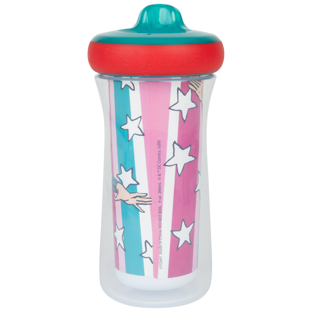 DC Comics Wonder Woman Retro 9oz Insulated Sippy Cup Image 2