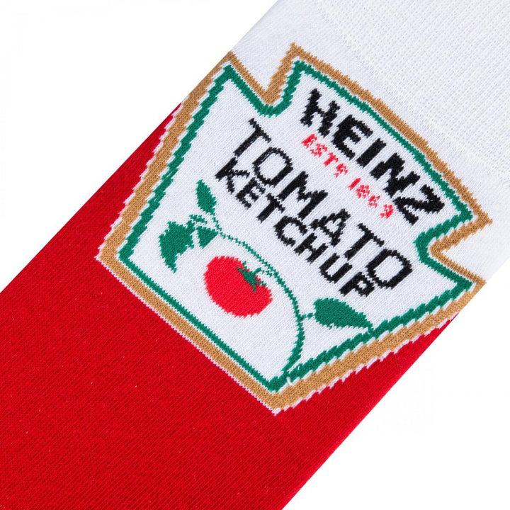 Heinz Ketchup Bottle Design and Label Crew Socks Image 6