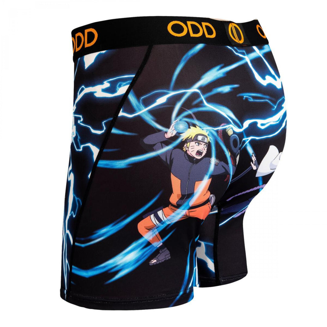 Naruto Shippuden Naruto vs Sasuke Print Mens Boxer Briefs Image 2