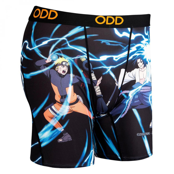 Naruto Shippuden Naruto vs Sasuke Print Mens Boxer Briefs Image 4