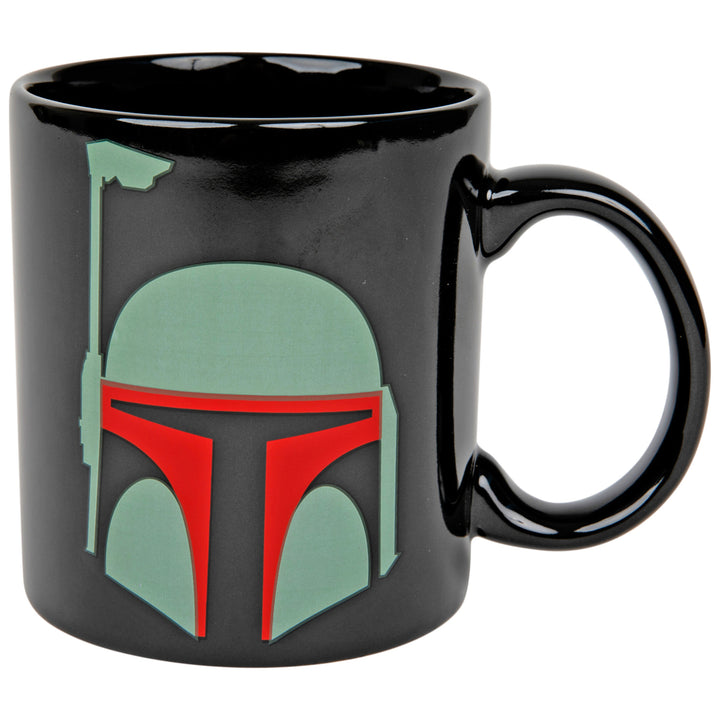 Star Wars Boba Fett Helmet 20oz Jumbo Ceramic Mug Image 2