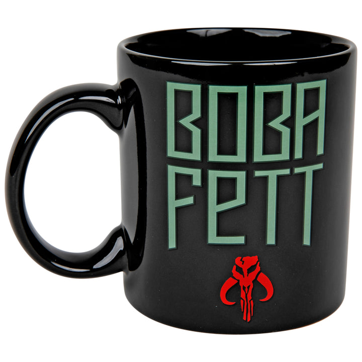 Star Wars Boba Fett Helmet 20oz Jumbo Ceramic Mug Image 3