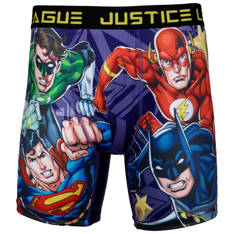 DC Comics Justice League Super-Heroes Boxer Briefs Image 1