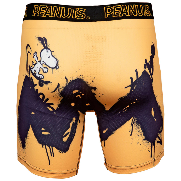 Peanuts Classic Charlie Brown Stripe in Graffiti Boxer Briefs Image 2