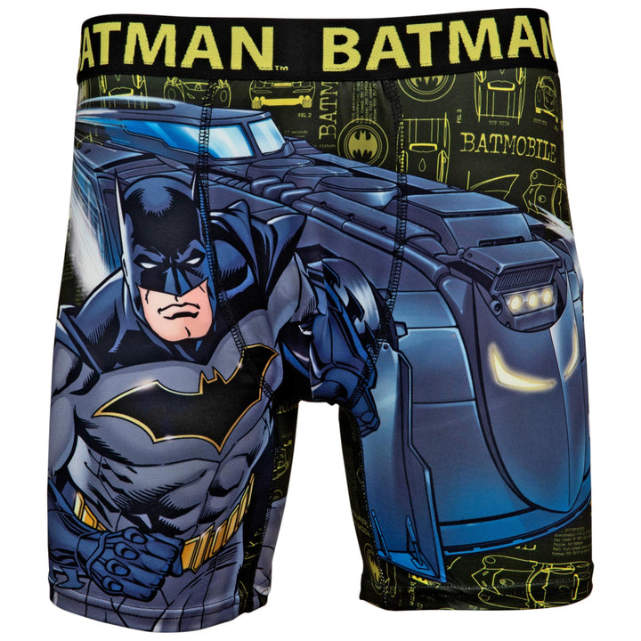 DC Comics Batman with Batmobile Boxer Briefs Image 1