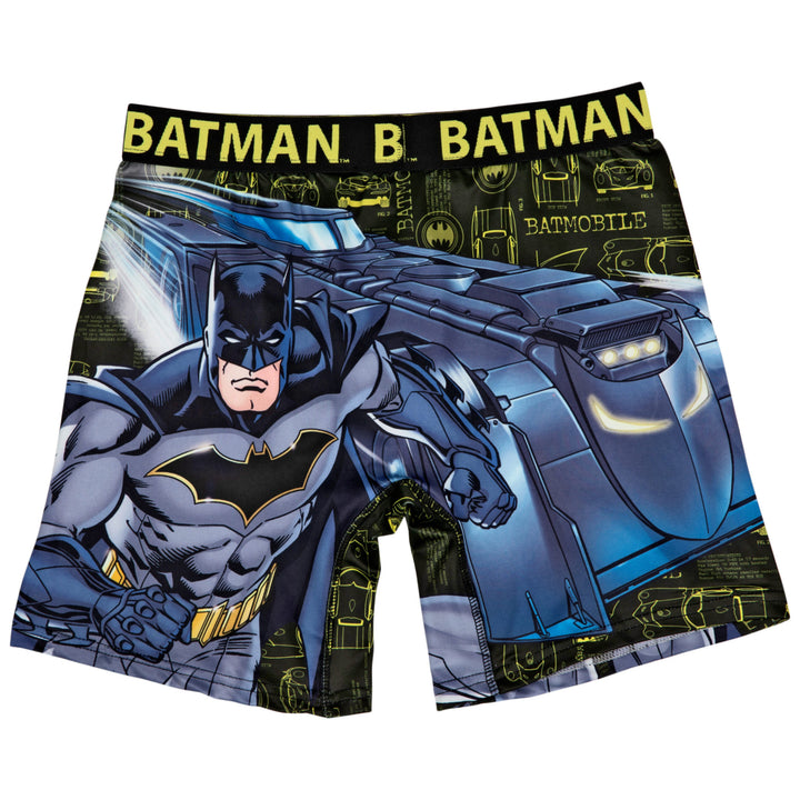 DC Comics Batman with Batmobile Boxer Briefs Image 3